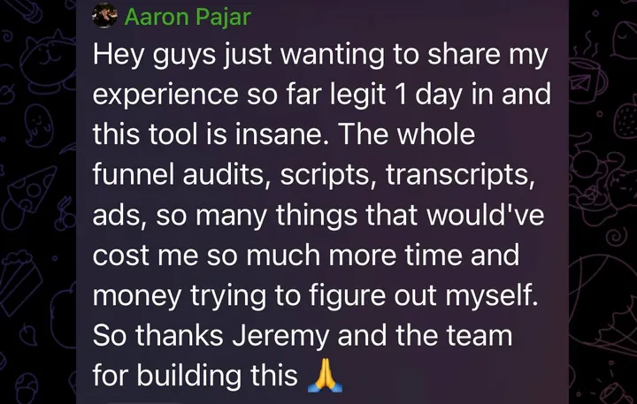 Message about Jeremy AI and the scaling plan