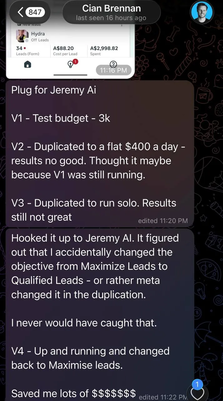 Message about Jeremy AI and the scaling plan