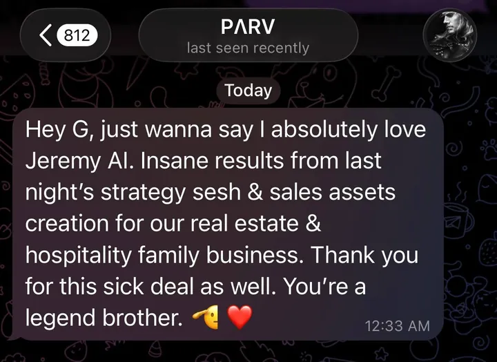 Message about Jeremy AI and the scaling plan