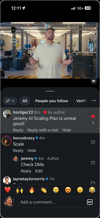 Message about Jeremy AI and the scaling plan