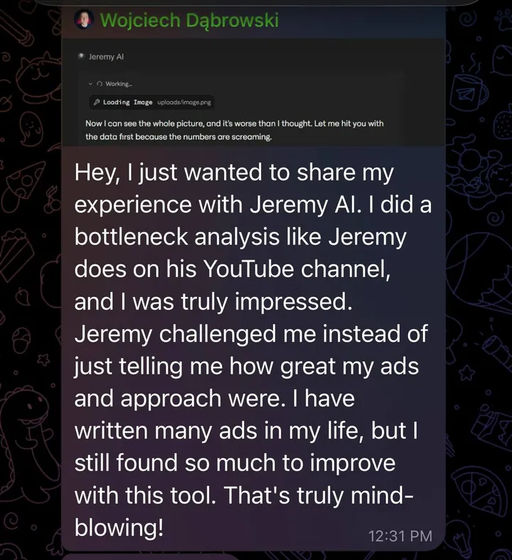 Message about Jeremy AI and the scaling plan